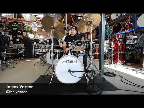 Yamaha Stage Custom Hip 4pc Drum Kit in Raven Black