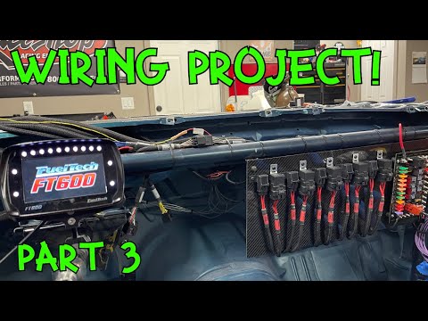 Carbon Fiber Relay Board, Fueltech Pro Harness and Smart Coils - RACE CAR WIRING SERIES - Part 3!