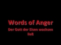 WOA Der Gott der Eisen wachsen ließ (Words of ...