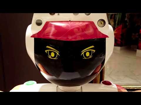 機器人疏導？非洲 "第一個 "機器人禮賓員 (Robo-distancing? Africa's 'first' robot concierges)