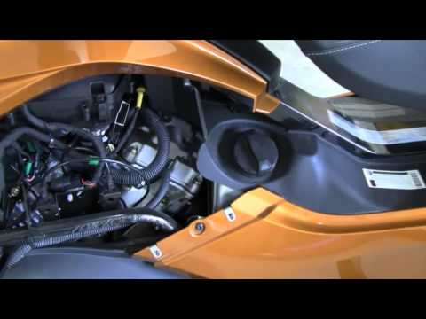 Can Am Spyder fog light install part 1