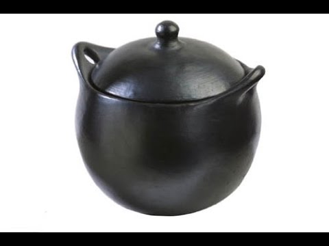 la chamba black clay soup pot medium 3 5 qt