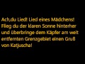 Katjuscha -Übersetzung ins Deutsche 