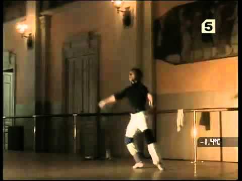 Baryshnikov practising jumps