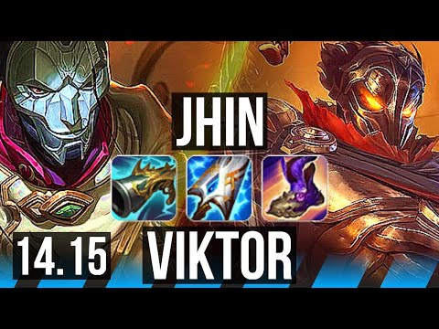 JHIN vs VIKTOR (MID) | 54k DMG, 1600+ games | VN Master | 14.15