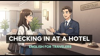 [English Listening] Real-Life Roleplay - Checking In at a Hotel