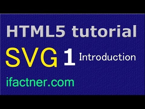 HTML5 SVG tutorial for beginners