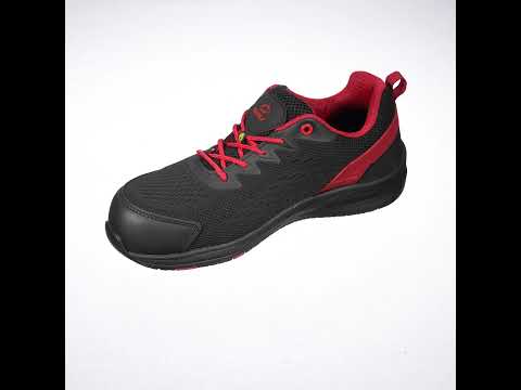 Работни обувки, Ниски работни обувки, FLY S1PS, цвят Черен