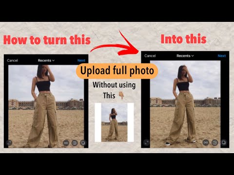 How To Post Full Pictures on Instagram | without using Squarefit or Cropping