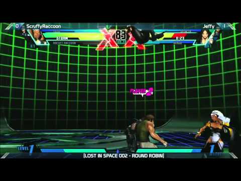 UMVC3: ScruffyRaccoon vs Jeffy - Round Robin - LOST IN SPACE 002