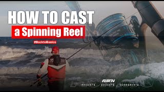 How to CAST a Spinning Reel | ASFN Casting Vlog