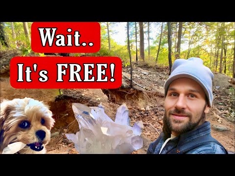 Crystal Vista - A Free Spot to Dig Crystals in Arkansas!