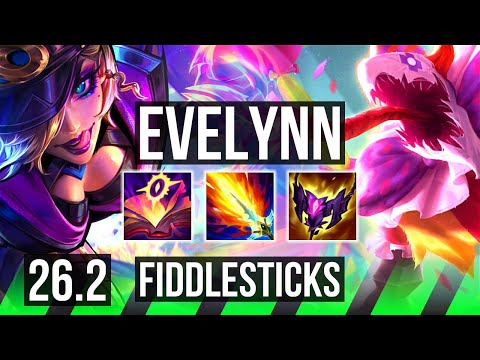 EVELYNN vs FIDDLESTICKS (JGL) | Good KDA: 20/1/7 | KR Challenger | 26.2