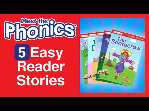 Meet the Phonics | 5 Easy Reader Stories | Preschool Prep Company