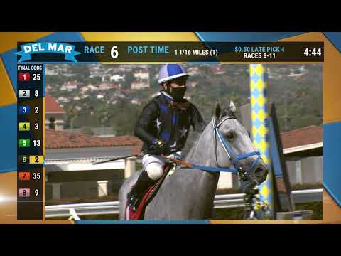 Rocky Tough wins Race 6 at Del Mar 7/31/20