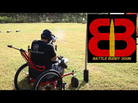 3 gun competition from Wheelchairs | Battle Buddy 3 Gun | Primary Arms Optics Range Day 2021