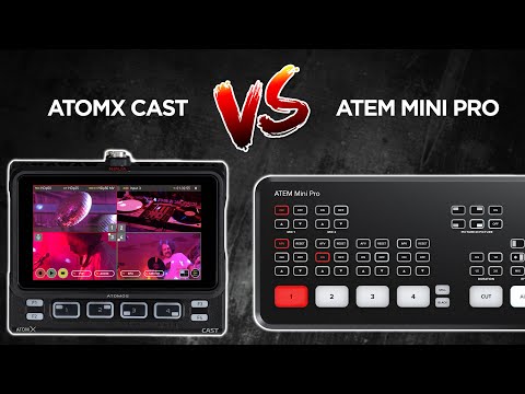 ATEM Mini Pro vs Atomos AtomX CAST