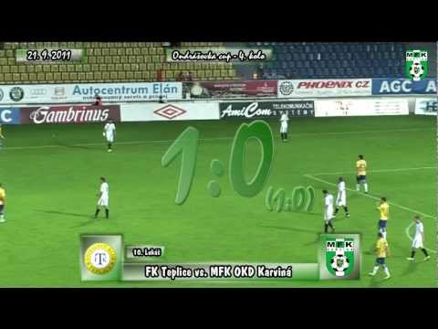 Sezóna 2011/2012 Ondrášovka Cup 4. kolo - FK Teplice vs. MFK OKD Karviná 1:0 (1:0)