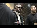 FLOYD MAYWEATHER WATCHES MANNY PACQUIAO BE AWARDED THE WINNER AGAINST THURMAN