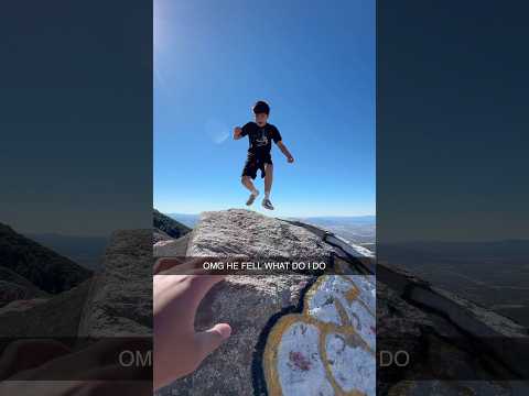 He Fell Off The CLIFF!