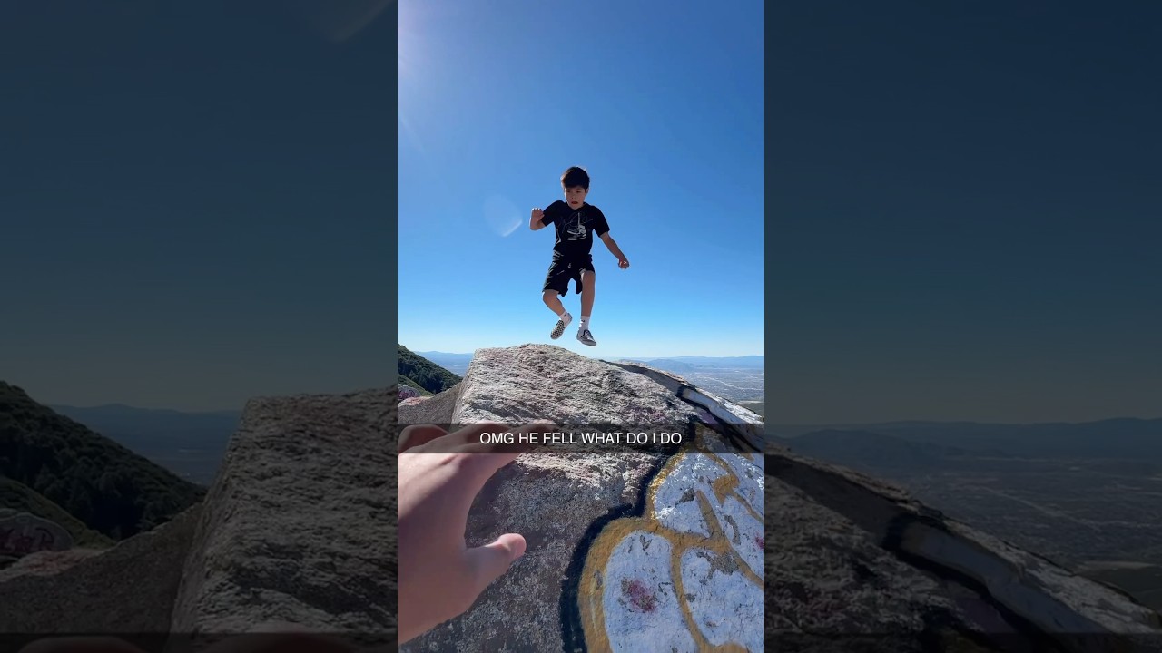 He Fell Off The CLIFF!