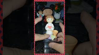 Lembrançinha de Batizado Em biscuit como fazer #diy #shorts #empreendernoartesanato