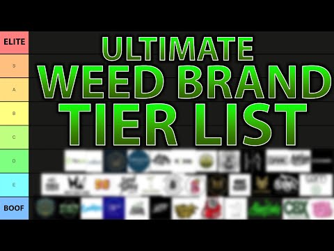 My Weed Brand Tier List