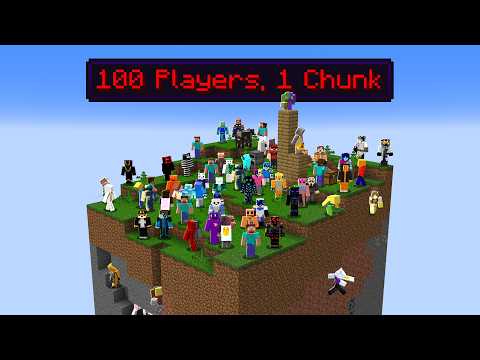 Can 100 Players Survive on 1 Chunk