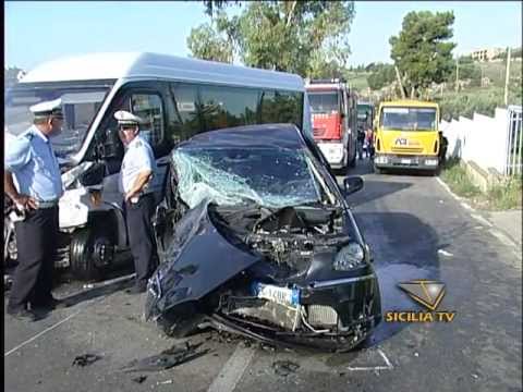 www.siciliatv.org - Agrigento, road accident in C.da Petrusa, 7 injured