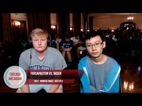 Chicago Arcadian 4 - FoxCapacitor (Fox) vs. Rasen (Shiek) - SSBM - Top 8, Winners Finals