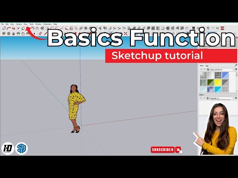 Getting Started with SKETCHUP PRO in 2024 Part 1 -Mastering the Basics Function - BEGINNERS TUTORIAL