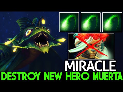 MIRACLE [Viper] Cancer Hero Mid Destroy New Hero Muerta Mid Dota 2