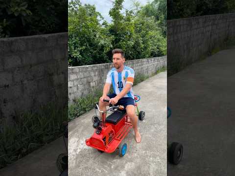 Gifted Messi an off-road vehicle.