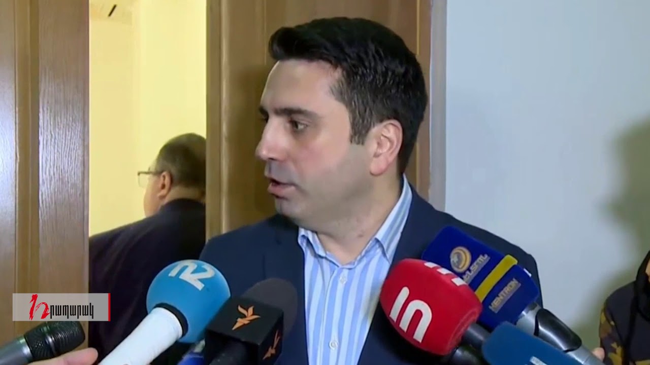 Ալեն Սիմոնյանի ճեպազրույցը