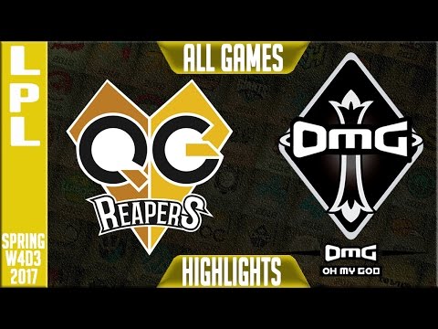 QG Reapers vs OMG Highlights All Games - LPL Spring 2017 Week 4 Day 3 - QG vs OMG All Games
