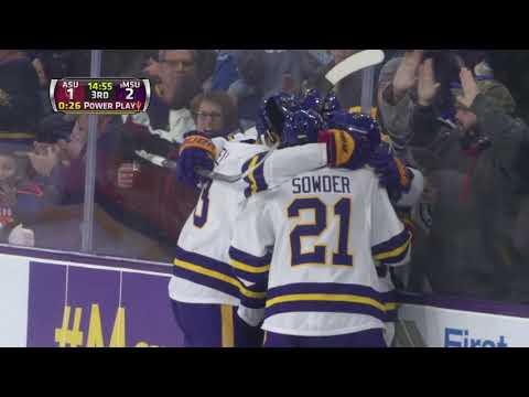 Men's Hockey Highlights || Minnesota State 4 Arizona State 1 || 10.11.19