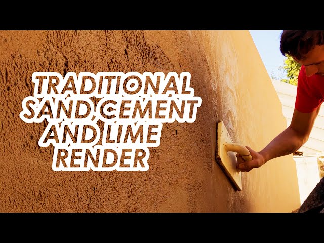 Traditional sand, cement and lime rendering - old but gold?