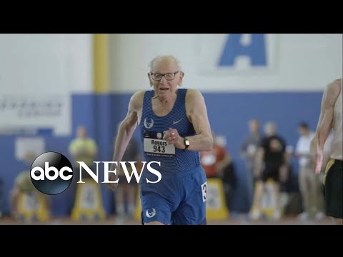 Centenarians break world records at track meet