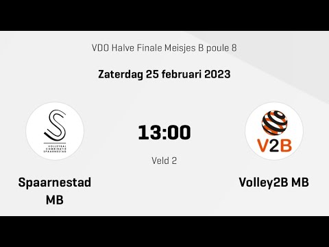 Spaarnestad MB - Volley2B MB