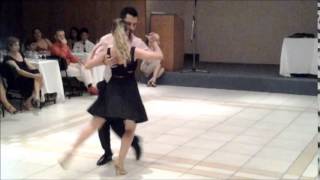 Javier Rodriguez y Noelia Barsi tango en JR REUNION 2014 - GRECIA