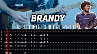 RHCP - Brandy (Guitar lesson with TAB)