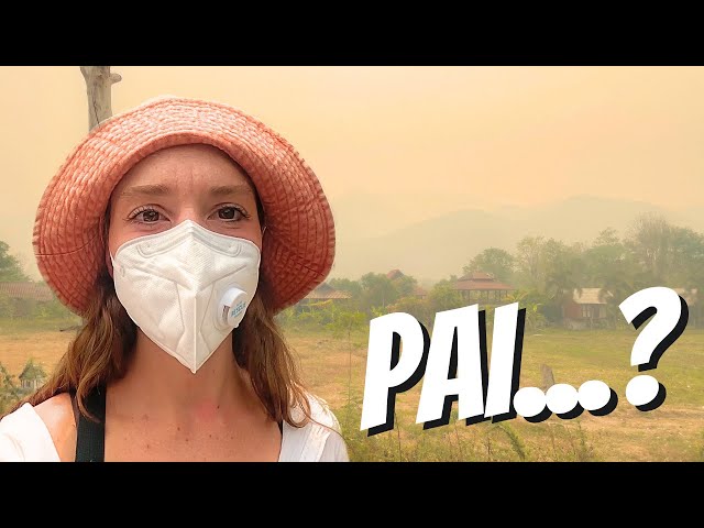 Travel vlog - DON'T COME TO PAI DURING BURNING SEASON! 🇹🇭