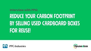 Reduce your carbon footprint by selling used cardboard boxes for reuse!