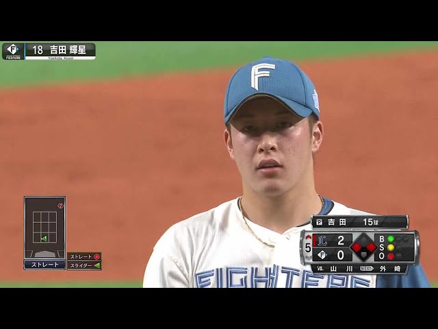 【バチバチ】ファイターズ・吉田輝星『山川穂高に投じた濃密すぎる3球』