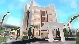 finishing building my luxury hotel  + GRAND OPENING (bloxburg)