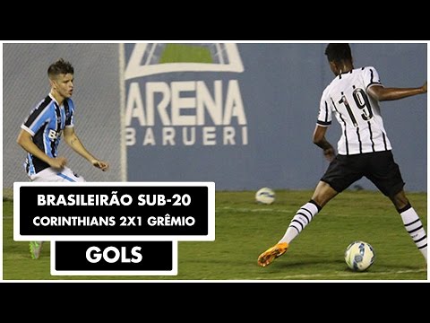 Corinthians 2x1 Grêmio - Gols - Brasileirão Sub-20