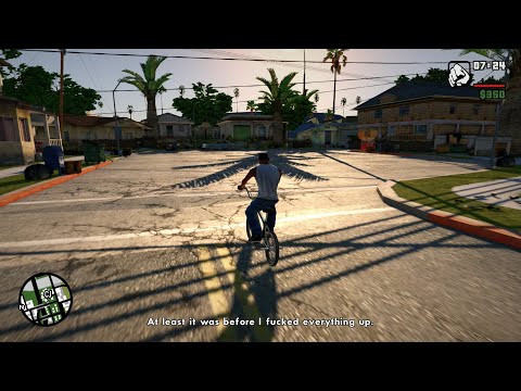GTA San Andreas Ultra Graphics Gameplay PART 1 First Mission 'In the Beginning'
