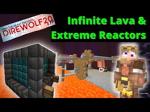 Direwolf20 1.18 Lets Play | Infinite Lava from Create Mod