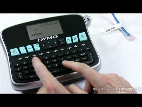 DYMO D1 Juostelė 9mm x 7m / raudonas ant baltos (40915 / S0720700) video
