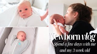 spend a cosy couple of days with me and my 3 week old newborn | chatty newborn vlog 2023